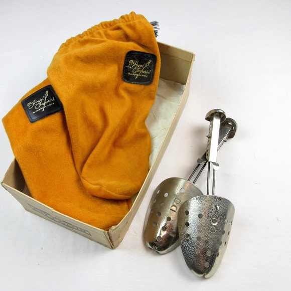 VTG Mid Century Men's Brogues Oxford Leather Shoes - Picture 14 of 14